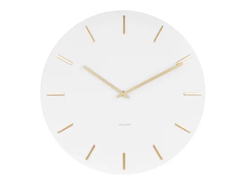 Karlsson Wanduhr Charm small white